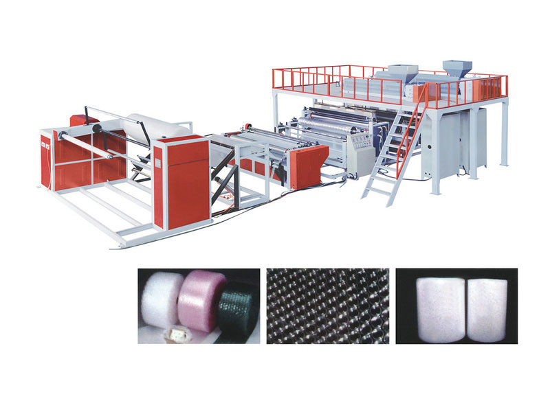 UTOPE-3L3S-1000-3500Three Layers Air Bubble Film Lamination Machine