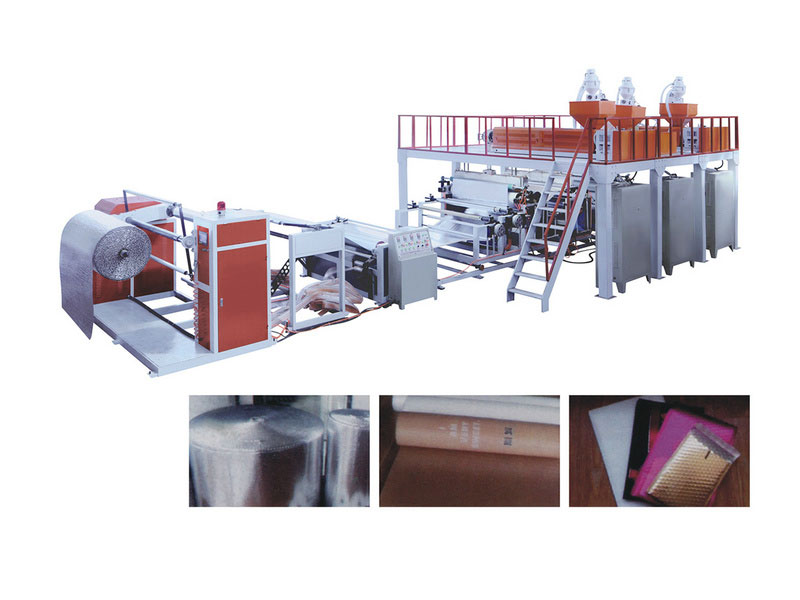 UTOPE-4L3S-1000-3500Four Layer Air Bubble Film Lamination Machine
