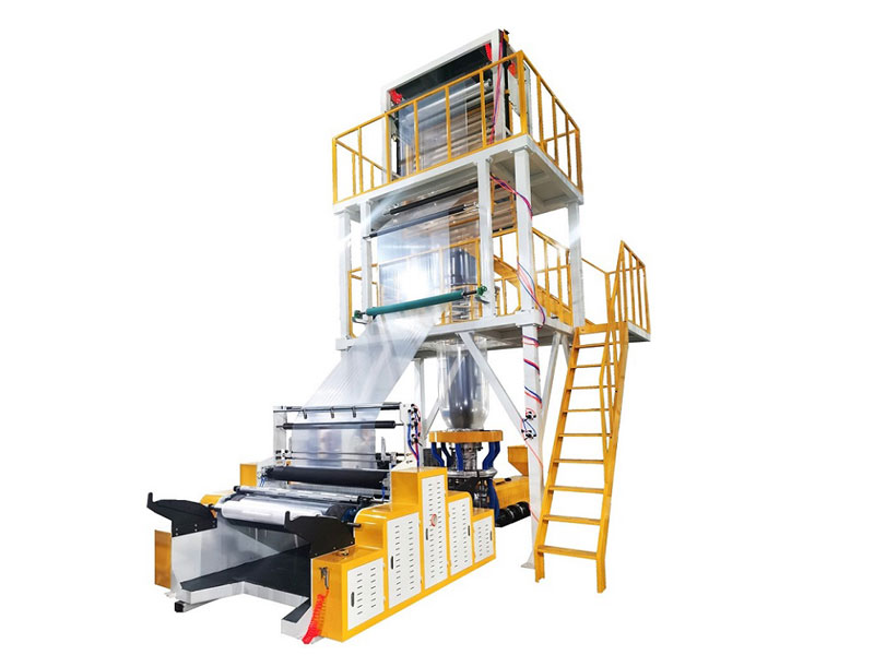 High Speed Double Rewinder Film Blowing Machine